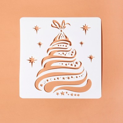 Grow Up Album Diy Hand Tent Christmas Hollowed Out Template - Image 5