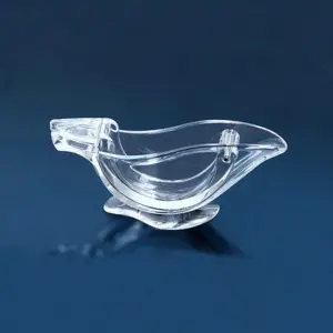 Clear Acrylic Lemon Squeezer – Manual Citrus Press