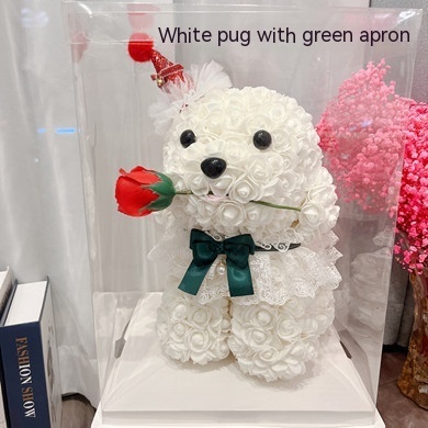 Christmas Rose Dog Home Ornaments - Image 3