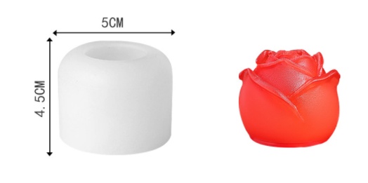 3D Rose Flower Silicone Resin Mold DIY Candle Aromatherapy Soap Ice Cubes Kitchen Chocolate Crafts - Image 6