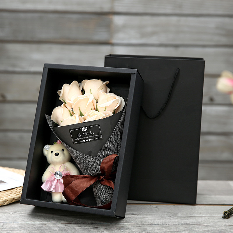 Tanabata Valentine's Day Girl Soap Flower Gift Box - Image 3