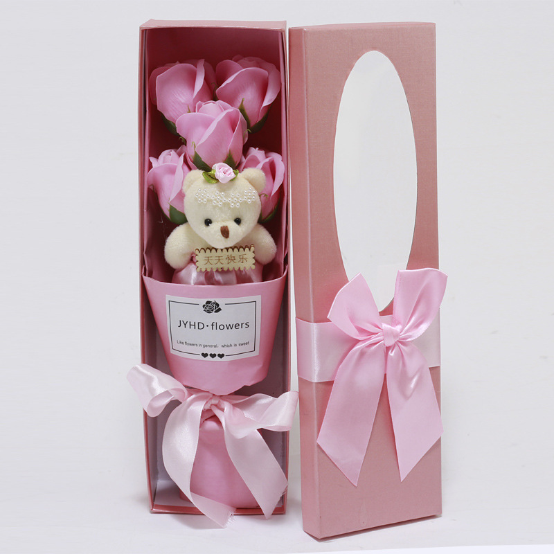 Tanabata Valentine's Day Girl Soap Flower Gift Box - Image 6
