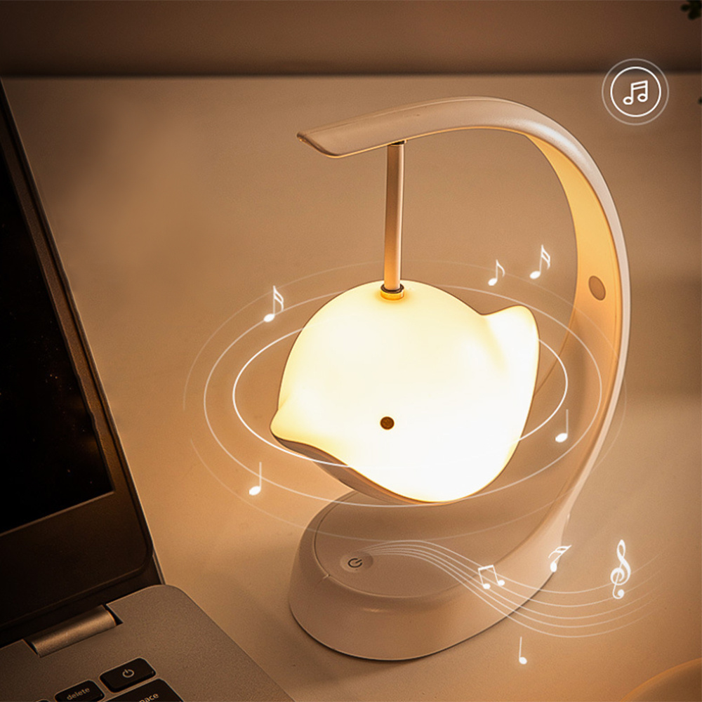 Bluetooth Speaker Bedroom Bedside Charging Remote Control Music Desk Lamp - Image 3