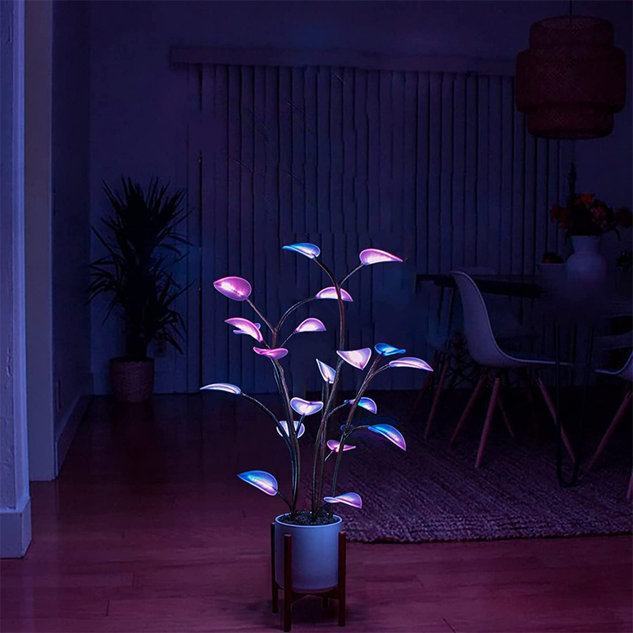 Plant Lamp LED Night Lights Artificial Houseplant Bonsai Plant Lamps LED Decor Plant For Home Decor Bedroom Plant Lights Decor - Image 7