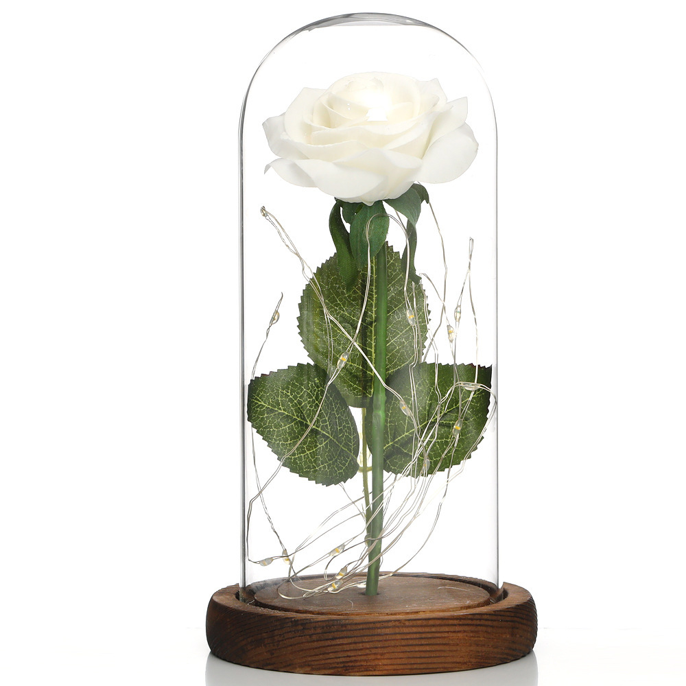 Glass Shade Rose Lamp - Image 8