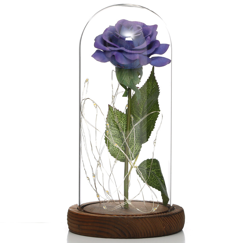 Glass Shade Rose Lamp - Image 9