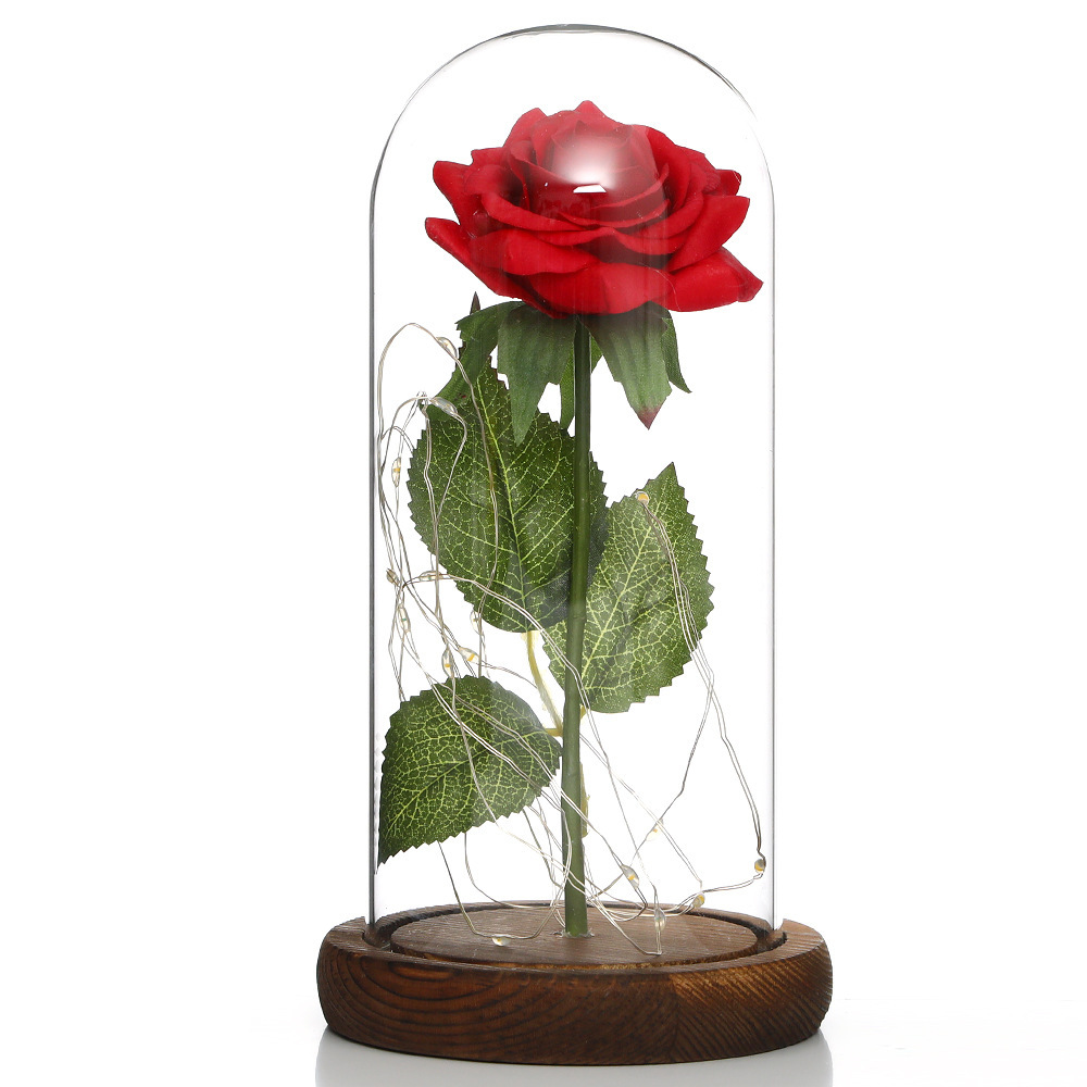 Glass Shade Rose Lamp - Image 7