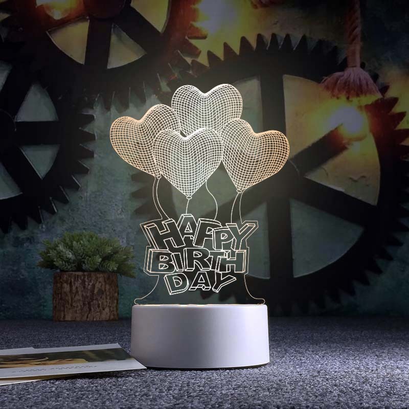 3d Night Light Acrylic Usb Table Lamp - Image 4