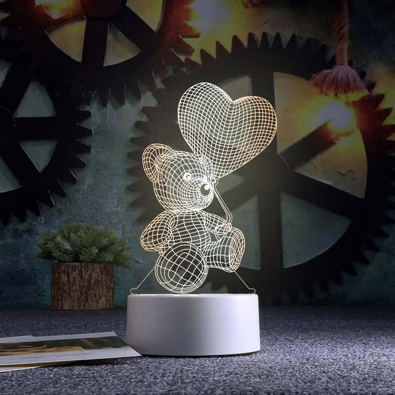 3d Night Light Acrylic Usb Table Lamp - Image 5