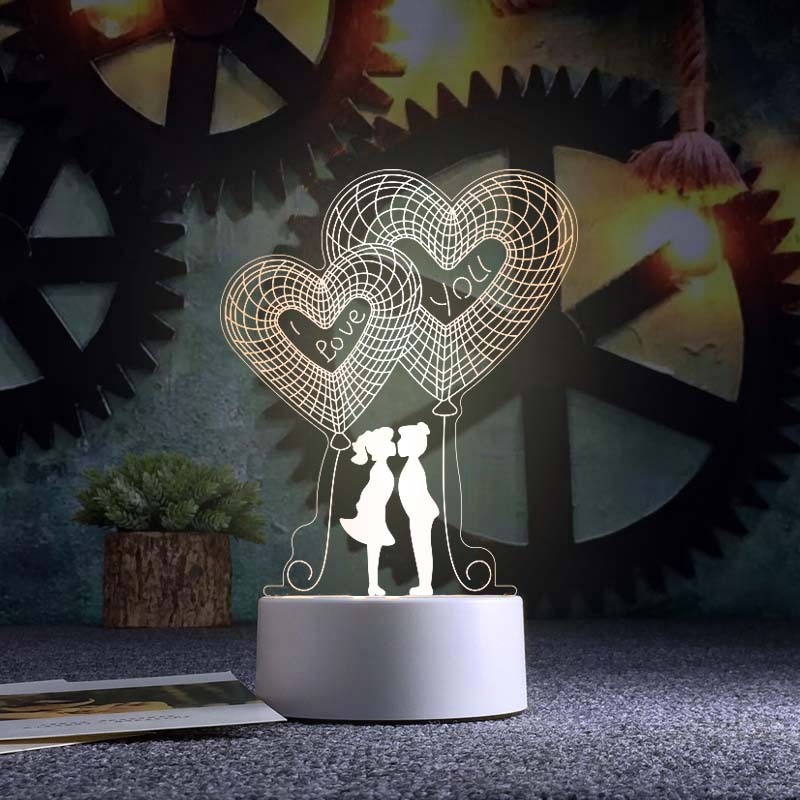 3d Night Light Acrylic Usb Table Lamp - Image 6