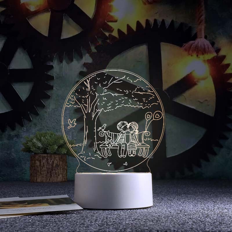 3d Night Light Acrylic Usb Table Lamp - Image 8
