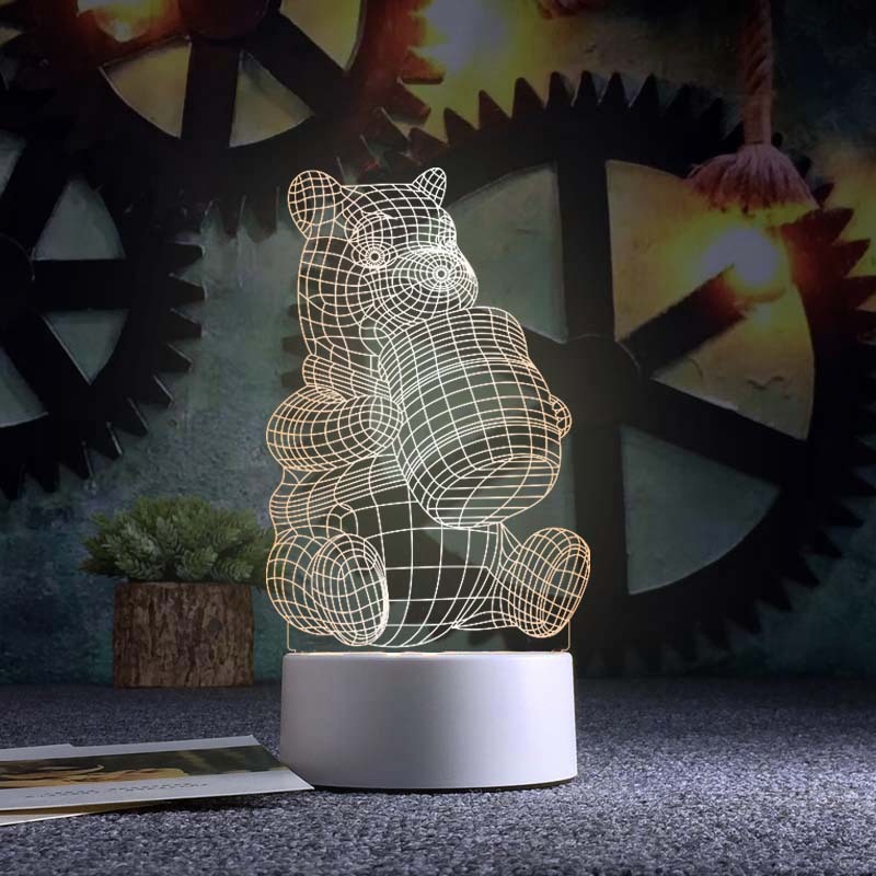 3d Night Light Acrylic Usb Table Lamp - Image 9