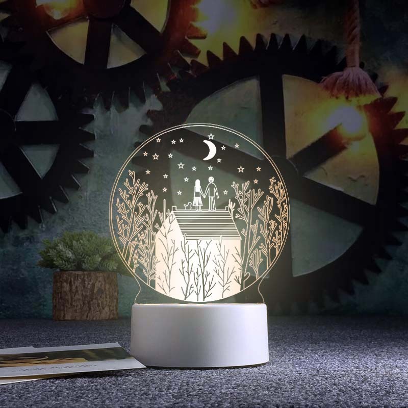 3d Night Light Acrylic Usb Table Lamp - Image 10