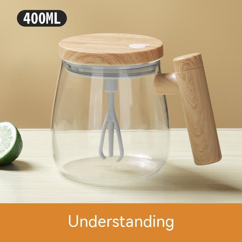 400ML Self Stirring Coffee Mug Electric Mixing Glass Coffee CupHigh Speed Fast Automatic Coffee Cup For Gyms Dining Room Kitchen Gadgets - Image 9