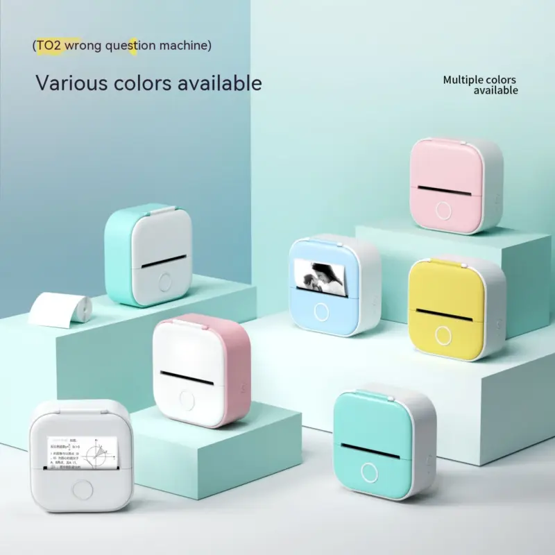 Mini Pocket Thermal Printer – Inkless Bluetooth Label Printer