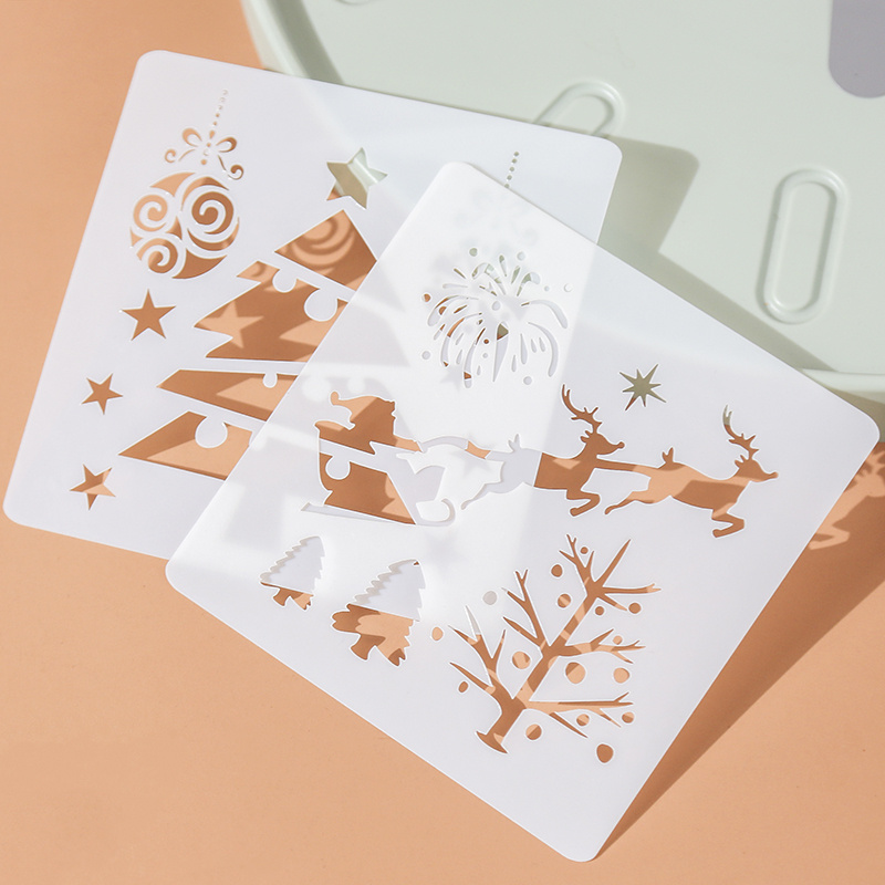 Grow Up Album Diy Hand Tent Christmas Hollowed Out Template - Image 4