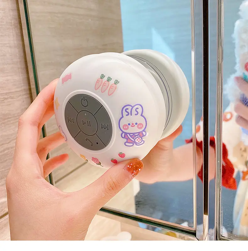 Waterproof Bluetooth Shower Speaker with Suction Cup