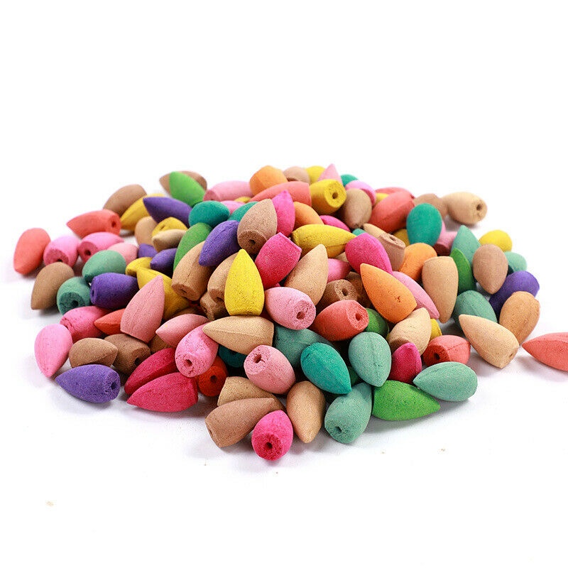 100Pcs Backflow Incense Cones Burner Heavy Smoke Waterfall Buddhism Smoke Cones - Image 9