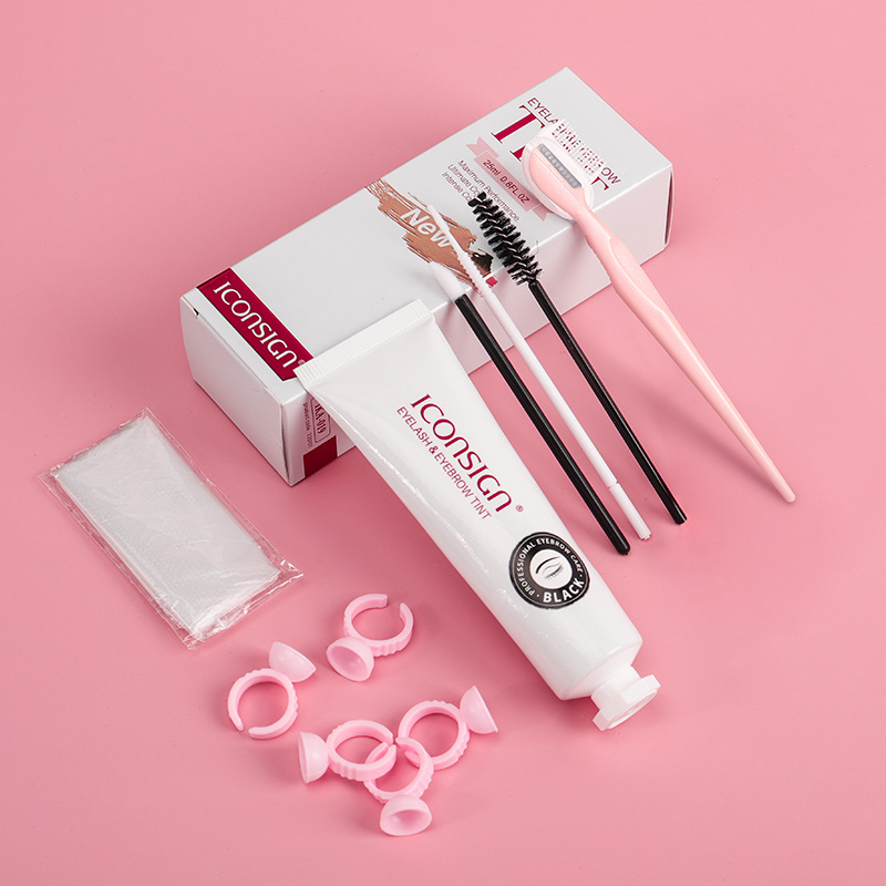 ICONSIGN Lashes Eyebrow Tint Kit Professional Fast Perming Dye Brow Mascara Tattoo Cream Waterproof Long Lasting 60 To 90 Days - Image 6