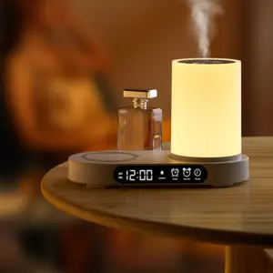 Ultrasonic Aroma Diffuser – Quiet, Timer, Wood Grain or White