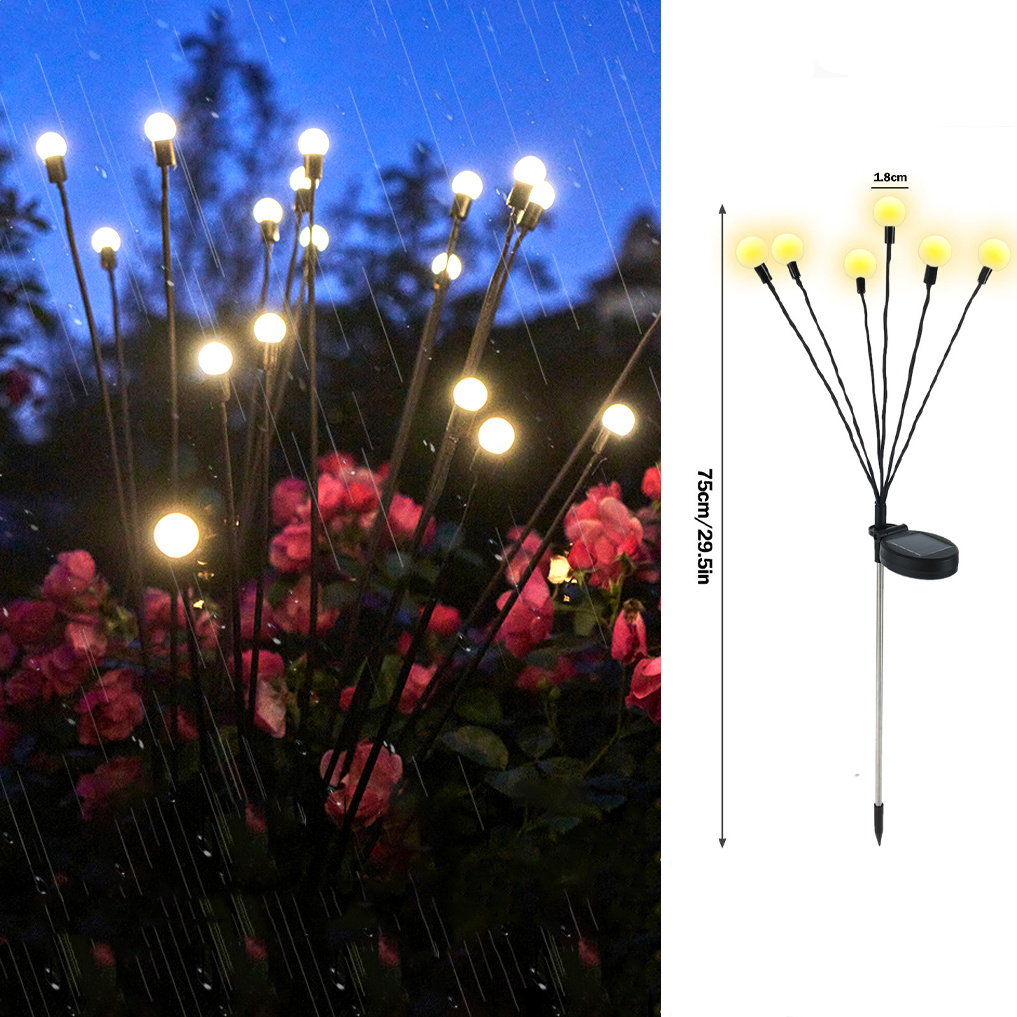 Simulation Firefly Solar Light Outdoor Garden Decoration Lawn Landscape Lamp Xmas Decor Solar LED Lights Outdoor Garden Lights - Image 5