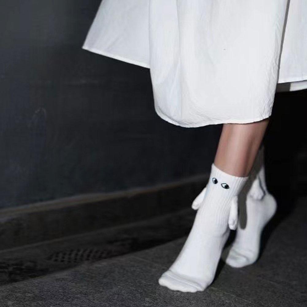 Magnetic Suction Hand In Hand Couple Socks Cartoon Lovely Breathable Comfortable Socks For Women Holding Hands Sock - Image 6