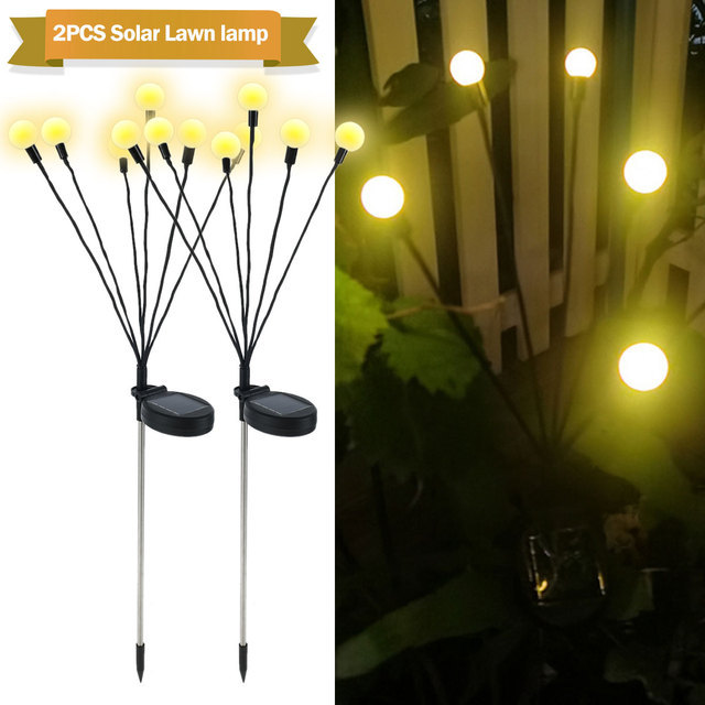 Simulation Firefly Solar Light Outdoor Garden Decoration Lawn Landscape Lamp Xmas Decor Solar LED Lights Outdoor Garden Lights - Image 4