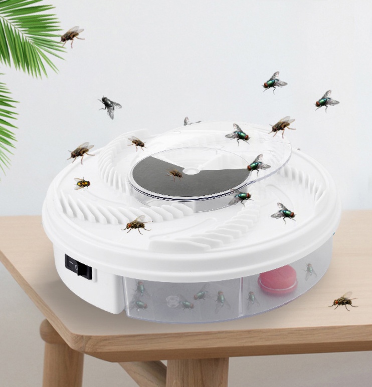 Insect Traps Fly Trap Electric USB Automatic Flycatcher Pest Reject Control Catcher - Image 3