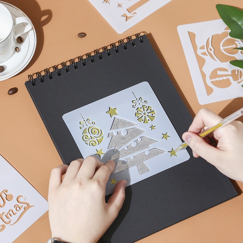Grow Up Album Diy Hand Tent Christmas Hollowed Out Template - Image 3