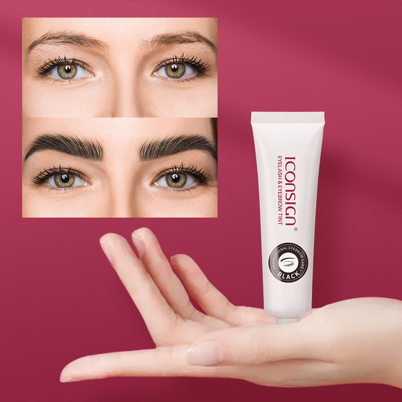 ICONSIGN Lashes Eyebrow Tint Kit Professional Fast Perming Dye Brow Mascara Tattoo Cream Waterproof Long Lasting 60 To 90 Days - Image 8