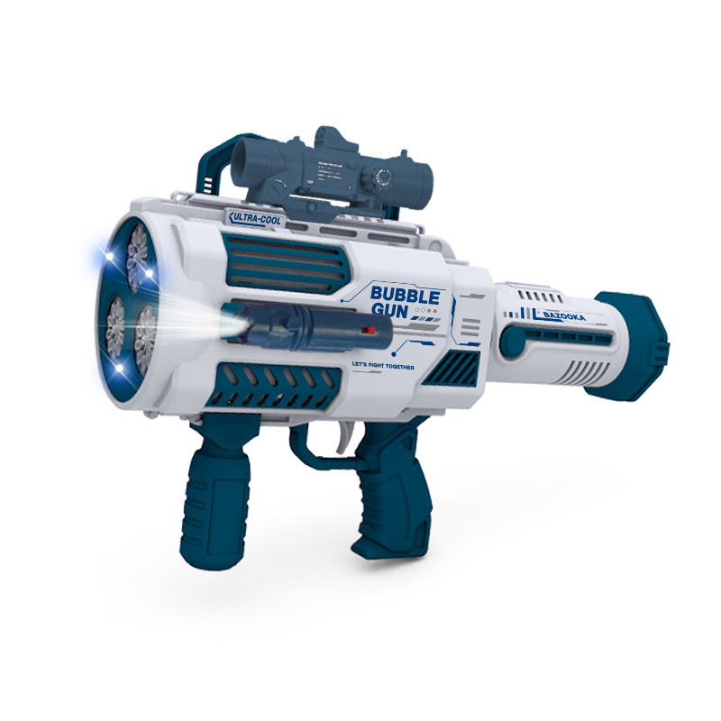 Bubbles Gun Kids Toy Rocket Soap Bubble Machine Guns Automatic Blower Portable Pomperos Toy For Children Gift - Image 8