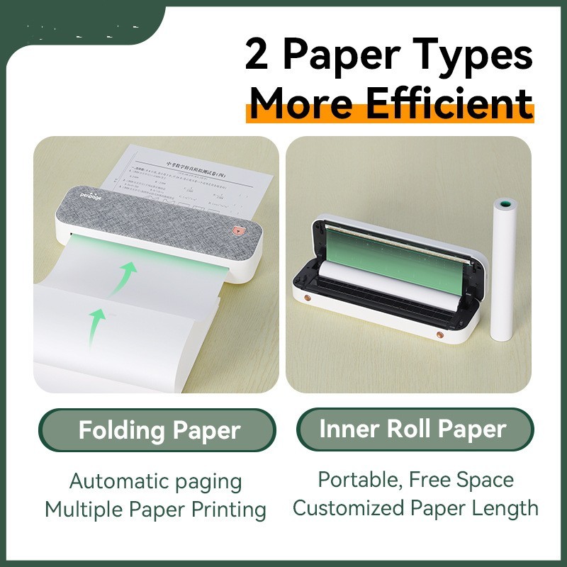 Mini A4 Printer Household Small Portable Ink-free Error Machine - Image 4