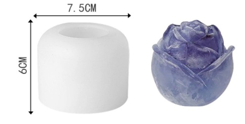 3D Rose Flower Silicone Resin Mold DIY Candle Aromatherapy Soap Ice Cubes Kitchen Chocolate Crafts - Image 5