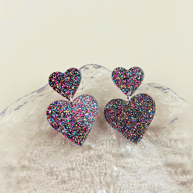 Acrylic Love Earrings Women Valentine's Day Personalized Jewelry - Image 6