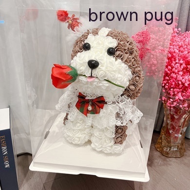 Christmas Rose Dog Home Ornaments - Image 5