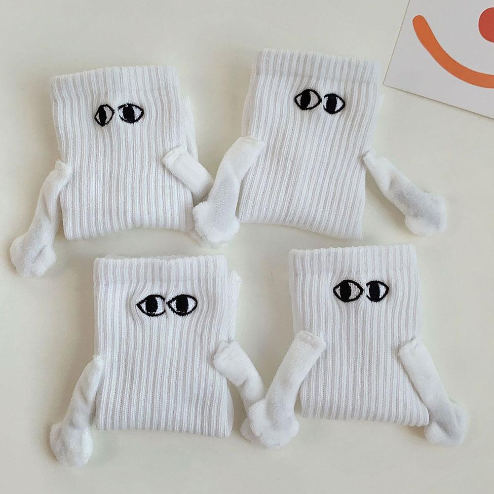 Magnetic Suction Hand In Hand Couple Socks Cartoon Lovely Breathable Comfortable Socks For Women Holding Hands Sock - Image 7