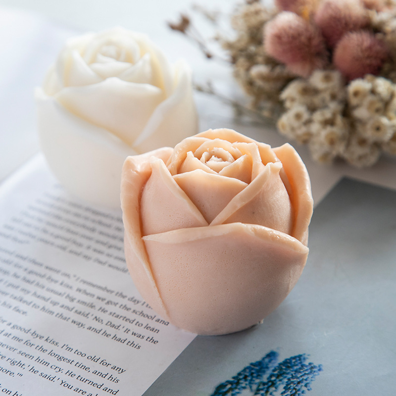 3D Rose Flower Silicone Resin Mold DIY Candle Aromatherapy Soap Ice Cubes Kitchen Chocolate Crafts - Image 4
