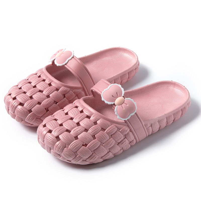 Baotou Slippers With Bow Braid Design Fashion Summer Beach Shoes Cute Dormitory Home Slippers For Women Students - Image 10