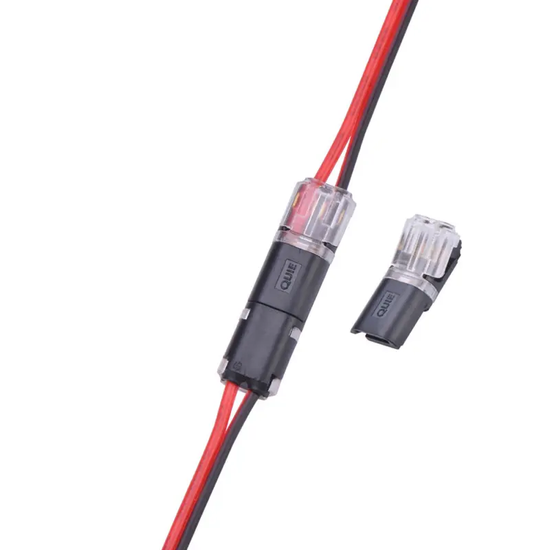 Clear H-Type Quick Wire Connectors – No Stripping, 22–20 AWG
