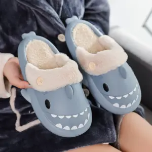 Shark Clog Slippers with Button – EVA, Kids to Adults