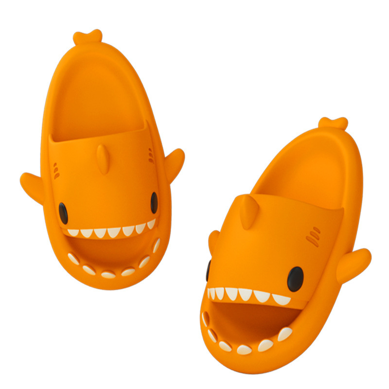 Adult's Slippers Indoor Outdoor Funny Shark Cartoon – view 3