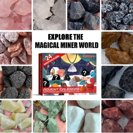Crystal & Gemstone Advent Calendar – 24 Mineral Surprises – view 2