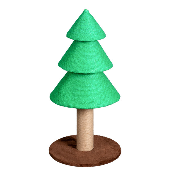 Christmas Tree Cat Scratcher – 31.5 in Sisal Scratching Post – view 6
