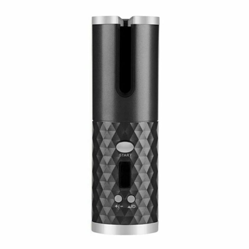 Cordless Automatic Hair Curler – Rotating Ceramic, LCD