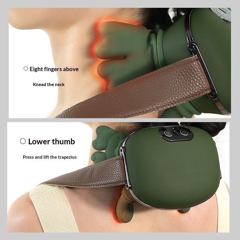 Neck & Shoulder Massager – Rechargeable Kneading, 3 Speeds – view 2