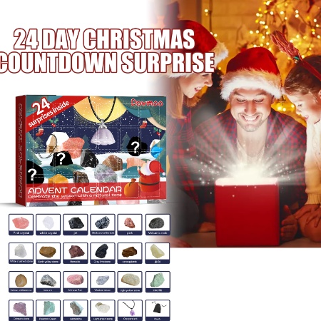 Crystal & Gemstone Advent Calendar – 24 Mineral Surprises – view 5