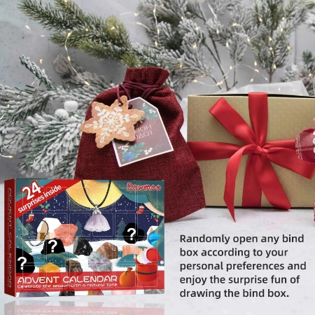 Crystal & Gemstone Advent Calendar – 24 Mineral Surprises – view 3