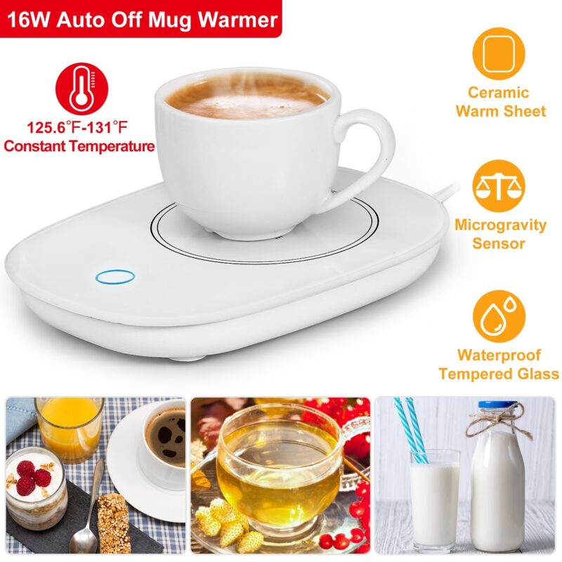 Coffee Mug Warmer – Auto On/Off Cup Warmer for Desk